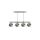 Lampa wisząca nowoczesna 4xE27 MINOR BLACK/GOLD LONG