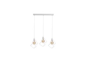 Lampa wisząca loftowa 3xE27 RUBEN WHITE