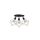 Spot loftowy 3x E27 RUBEN BLACK