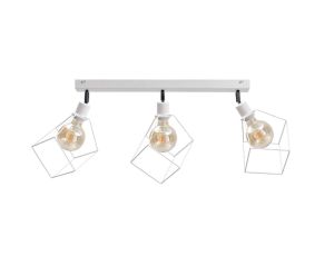 Spot loftowy 3xE27 RUBEN WHITE