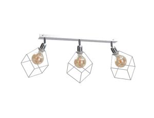 Spot loftowy 3xE27 RUBEN SILVER