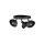 Spot nowoczesny 3x E27 FAUN BLACK