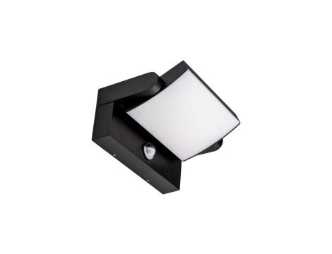 Oprawa elewacyjna LED 17W 2580lm 4000K czujnik regulowana Czarny kwadrat 2941