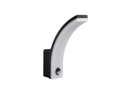 Lampa LED z czujnikiem ruchu Maclean, czujnik ruchu PIR, kolor czarny, 20W, IP65, 2000lm, barwa neutralna biała (4000K) MCE512 B