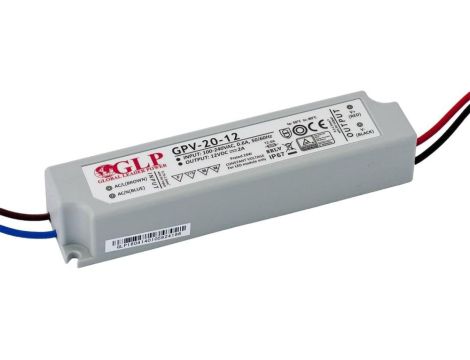 GPV-20-24 Zasilacz LED 20W 24V/1A IP67 hermetyczny