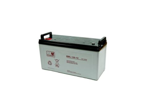 Akumulator VRLA AGM 12V 120Ah (żywotność 10-12lat) MWL 120-12 T60