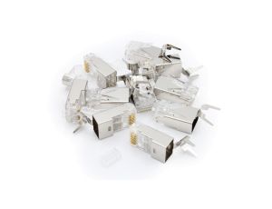 Wtyk RJ45 (8P8C) uniwersalny, kat. 6A, ekranowany, AWG 24-22, opakowanie 10 szt. X-ML-6F-OD-10-IMP