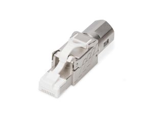 Wtyk modularny RJ45 kat.8.1, PoE++, 25/40GbE, ekranowany, zakręcany, beznarzędziowy, AWG 26-22 DN-93835