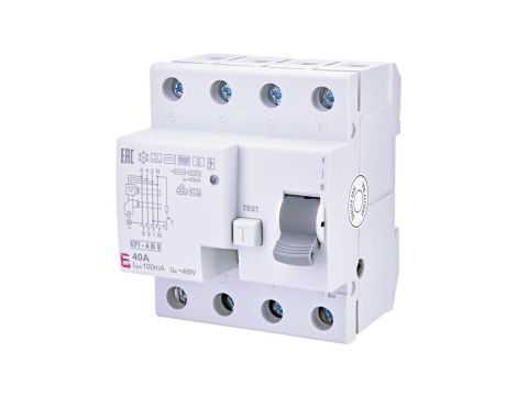 Wyłącznik różnicowoprądowy Typ B, selektywny EFI-4 B S 40/0.1