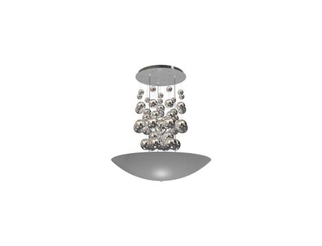 LAMPA WISZĄCA PERLA SILVER 42W LED ML858 Milagro