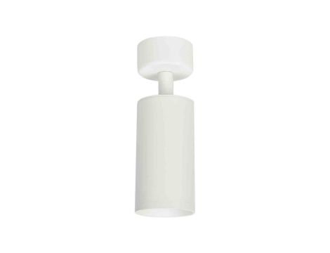 Lampa podłogowa na złotej nóżce i czarnej podstawie UMBERTO E27 lniany klosz 16035 TK Lighting