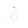 Lampa wisząca Saturno Gold 28W LED ML8855 Milagro