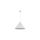 Lampa wisząca CONO WHITE, pojedyncza w kolorze białym, klosz stożkowy Ø46cm, gwint E27 10010 TK Lighting
