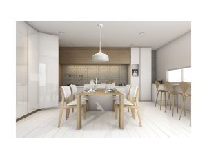 Lampa wisząca z podłużną rozetą PIANO BLACK GOLD nad blat, dwanaście zwisów na G9 10119 TK Lighting