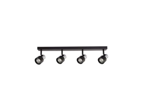 Lampa sufitowa Cino 4xGU10 Czarny + Chrom ML9951 Milagro