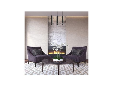 Lampa wisząca zwis wąska tuba MILE BLACK na E27 czarna nad wyspę kuchenną K-4407 Kaja Lighting