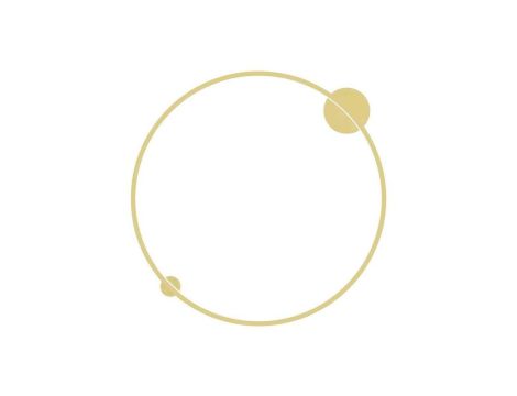 Lampa sufitowa Saturno Gold 46W LED ML8861 Milagro