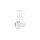 Kinkiet ścienny ARON, szklany klosz, chromowane elementy, włącznik do łazienki K-JSL-6218/1W CHR Kaja Lighting