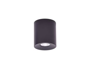 Spot w kształcie tuby do korytarza czarny z serii HORN K-5130 Kaja Lighting