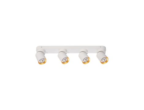 Lampa sufitowa Andy 4xGU10 Biały + Złoty ML9938 Milagro