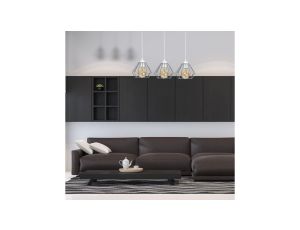 Elegancki kinkiet z elementami złota, szklany bursztynowy klosz G9 z serii ESTERA GOLD 10257 TK Lighting