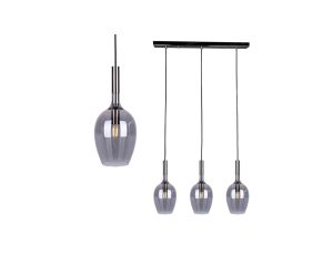 Lampa wisząca LUGANO SMOKED 3xE14 ML8814 Milagro