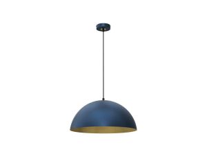 Lampa wisząca BETA NAVY BLUE/GOLD 1xE27 45cm MLP8289 Milagro