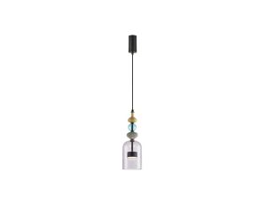 Lampa wisząca ARTE 12W LED śr. 13cm czarna ML0360 Milagro