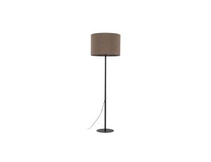 Lampa podłogowa EARTH do salonu, brązowy klosz z tkaniny na E27 16013 TK Lighting
