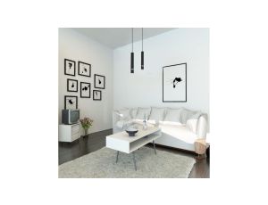 Lampa Listwa ze spotami GU10 Biały z serii KAYLA długa lampa na listwie, sześć ruchomych reflektorów K-4557 Kaja Lighting