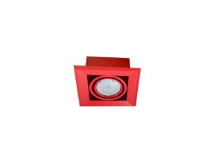 LAMPA PODTYNKOWA BLOCCO CZERWONY 1x7W GU10 LED ML838 Milagro