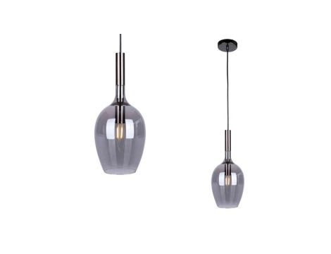 Lampa wisząca LUGANO SMOKED 1xE14 ML8813 Milagro