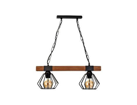 Lampa sufitowa GAMMA, szklane grafitowe klosze na E14, metalowe czarne ramiona K-5167 Kaja Lighting