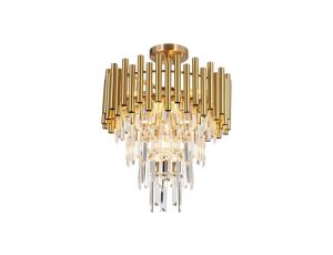 Lampa sufitowa MADISON GOLD 9xE14 ML8806 Milagro