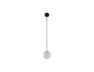 Lampa wisząca ze złotymi elementami NILOS czarno-złoty 1xG9 5941 TK Lighting