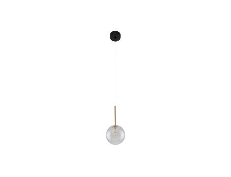 Lampa wisząca ze złotymi elementami NILOS czarno-złoty 1xG9 5941 TK Lighting