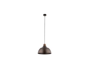 Lampa wisząca CAP BROWN w stylu rustykalnym, stalowy brązowy klosz z gwintem E27 6926 TK Lighting
