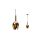 Lampa wisząca LUGANO GOLD 1xE14 ML8815 Milagro