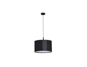 Lampa wisząca SIMONE BLACK, czarny stylowy abażur na E27, do salonu K-4320 Kaja Lighting