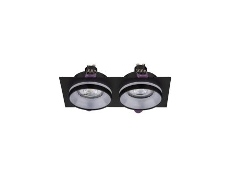 Lampa sufitowa czarna oczko wpuszczane JET BLACK EYE 2* GU 10 6925 TK Lighting