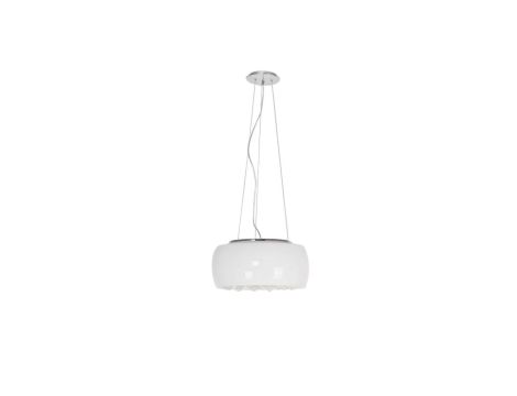 Lampa designerska druciana z szerokim kloszem z serii DOT KP-09 Kaja Lighting