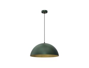 Lampa wisząca BETA GREEN/GOLD 1xE27 45cm MLP8287 Milagro