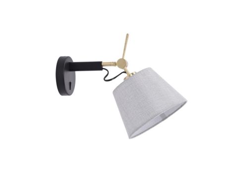 Loftowy kinkiet na dwa źródła światła czarny z serii REGA K-4638 Kaja Lighting