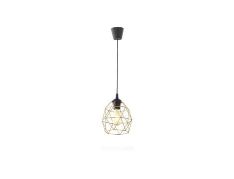 Lampa wisząca klosz klatka GALAXY BLACK/GOLD 1 PŁ MAŁA 3456 TK Lighting