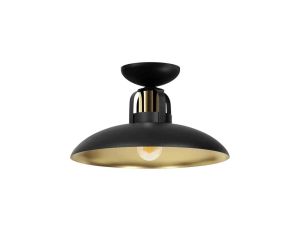 Lampa sufitowa FELIX BLACK/GOLD 1xE27 MLP8905 Milagro