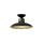 Lampa sufitowa FELIX BLACK/GOLD 1xE27 MLP8905 Milagro