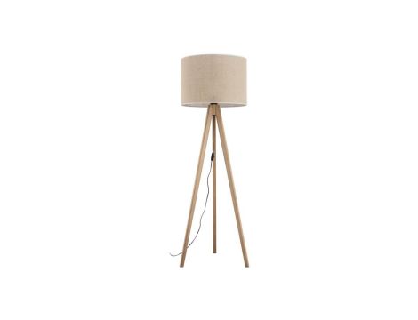 Lampa podłogowa GRAND SOSNA z jutowym abażurem, trójnóg 16020 TK Lighting