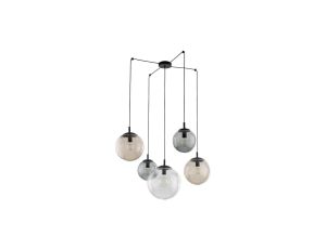 Lampa wisząca z kloszami na długich linkach ESME 5xE27 4796 TK Lighting