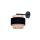 Kinkiet w stylu boho GATO, podwójny abażur E27 czarno-beżowy K-5234 Kaja Lighting