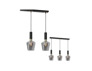 Lampa wisząca salonowa PARVA, szklane kuliste mleczne klosze na E14 K-5101 Kaja Lighting